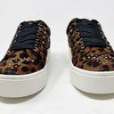 Joie [] Handan Studded Leopard Print Calf Hair Platform Sneakers NWT Sz 40 US 10 Photo 3