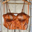 Rachel Zoe Cropped corset Top XL Photo 6