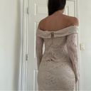 David's Bridal  Bodycon Lacey Gown Photo 3