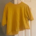 Sonoma Yellow Cropped T-Shirt Photo 0