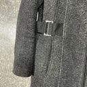 Liz Claiborne  Women's Gray Mid Length Winter Coat - Size Large - Removable Hood Photo 2