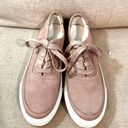 ALLSAINTS Bella Suede Leather Low Top Platform Sneakers Photo 3