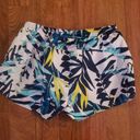 Old Navy Baby Pink and Blue Floral Running Shorts Photo 2