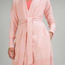 Lululemon Cotton - Cashmere Knit Wrap - Heathered Dew Pink Photo 0