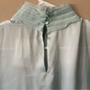 Rococo NWT Idem Ditto Seafoam Green Satin High Neck Tank/Blouse Sieze Small Photo 5