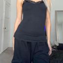 EXPRESS y2k vintage  black lace cami top Photo 3