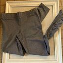 Juicy Couture  Vintage heathered gray soft  leggings w side zipper ruching NWOT S Photo 0