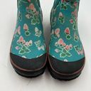 Harper Bogs  Fruit Ankle Rain Boots Blue Strawberries Photo 1