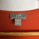 J.Jill  wearever collection orange open front cardigan Photo 1