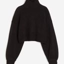 Divided Cropped Turtleneck Sweater Photo 0