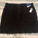 Old Navy Black Denim Skirt Photo 1