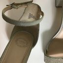 I. Miller  Womens Rhinestone Ankle Strap Block Heel Sandals Size 9 EUC Photo 5