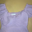 ASTR  the Label Lilac Purple Cinched Bust Flutter Sleeve Crop Top Size S Photo 3