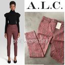 ALC Frank A.L.C Turner leather snakeskin pants Photo 5