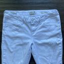 7 For All Mankind  Cropped Jeans Women’s Size 6 White Easy Fit Photo 1