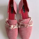 Violet & Red Sabrina D'orsay Red White Flat Loafers Size 8 New Photo 0