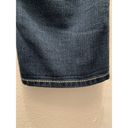 Seven7  Womens Capri Jeans Sz 12 Dark Wash Mid-Rise Embroidered Contrast Stitch Photo 5