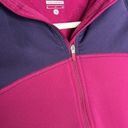 Nike  Dri Fit Colorblock Pull Over Quarter Zip Athletic Long Sleeve Top Photo 2