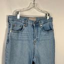 Everlane The Kick Crop Flare Cropped Light Wash High Waisted Jeans 27 Regular Photo 2