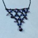 Kenneth Cole  Women Necklace Purple Shades of Beads Adjustable Extender Chain Photo 13