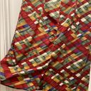 Kathie Lee Collection Vintage  Multicolored Geometric Printed Sleeveless Dress Photo 8