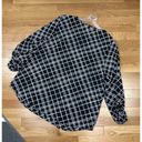 cj banks  Black Popover Windowpane Print Blouse Womens X 14W Photo 4