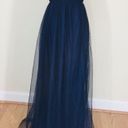 Donna Morgan Felicity Midnight Blue Formal Dress 4 Photo 1