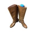 Fossil  Zena back zipper caramel riding boots NWOB Photo 3