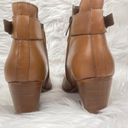 Sam Edelman Melody Womens Brown Leather Ankle Booties Size 8 Photo 4