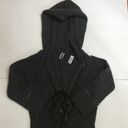 BKE  The Buckle Wool Hoodie Gray Small Sequins Trim Photo 1