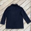 NewYorkIndustrie Black 100% Wool Italian Peacoat Size M/L Size M Photo 1