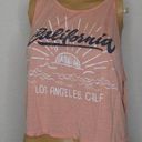 Raggs II Riches  California Los Angeles Fringe Tank Modest Crop Top Graphic Tee Photo 0