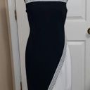 Tommy Hilfiger  Scuba Crepe Colorblock Asymmetric Hem Sheath Dress Photo 5