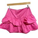 The Moon Day +  hot pink tiered denim skort size Small NEW Photo 1