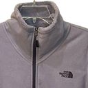 The North Face  Morninglory Grey Full Zip Fleece Jacket Size Large Winter Cozy Photo 1