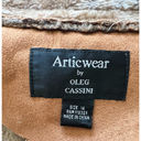 Oleg Cassini  Coat Womens 14 Long Winter Coat Suede Faux Fur Arcticwear Photo 1