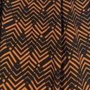 LuLaRoe  Brown & Black Zig Zag Short Sleeve High Low Tunic Blouse Women Sz XXS Photo 2