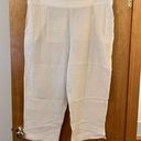 Soft Surroundings  BEACH BOUND PULL ON GAUZE Cropped Pants Ecru NWT Size 2X Photo 0