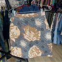 Womens Wood Wood Iris Tapestry Jacquard Mini Skirt Sun Moon Tarot Boho Gray Size XS Photo 4