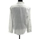 Tommy Bahama  Women’s Linen Utility Pintuck Tab Sleeve Button-Up Shirt White Medi Photo 3