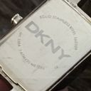 DKNY Ladies  rectangle face stainless steel watch Photo 8