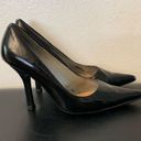 BP . Leather lacquered black women's stiletto heels Photo 2