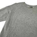 Sweaty Betty  Gray Long Sleeve Crew Sweatshirt Top Split side Small Photo 2