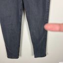 American Eagle  Mom Jeans Women 12 X29 X-Long Charcoal Black Straight Leg Stretch Photo 6