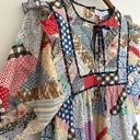 Hunter Bell NWT  Britton Dress Patchwork Quilted Multicolor Mini Dress Size Small Photo 2