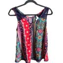 belle du jour  Colorful Blouse/Tank. Size Medium Photo 3