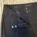 Talbots  Signature Jacquard Polka Dot Ankle Length Pants in Black Size 2 Photo 8