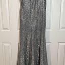 Sequin Hearts  are metallic gown dress size 7 Photo 0