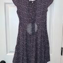 American Eagle Purple Floral Tunic Dress Photo 2