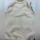 Abercrombie & Fitch  Sherpa faux leather cream vest size medium soft collection Photo 10